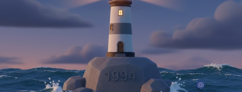 Leuchtturm in der Brandung