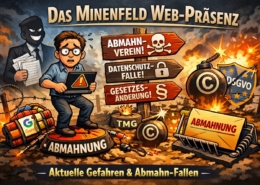 Minenfeld Web-Präsenz