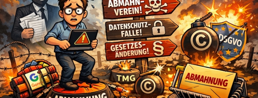 Minenfeld Web-Präsenz